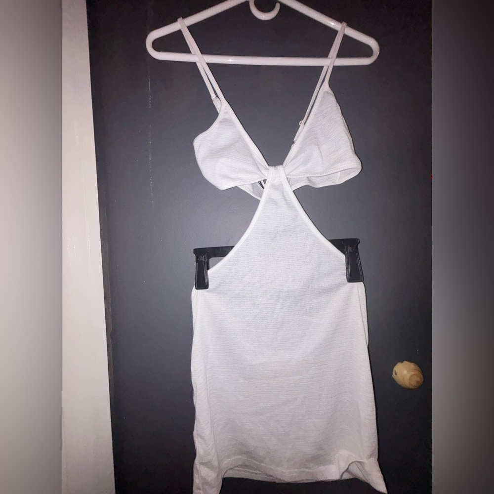 White summer cover up